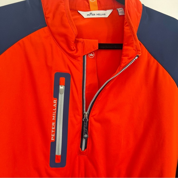 Peter Millar Crown Sport Weld Hyperlight Quarter-Zip  Pullover Sweater Top XXL - Picture 3 of 7